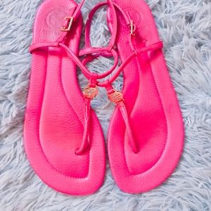 Tory Burch pink sandals size 7